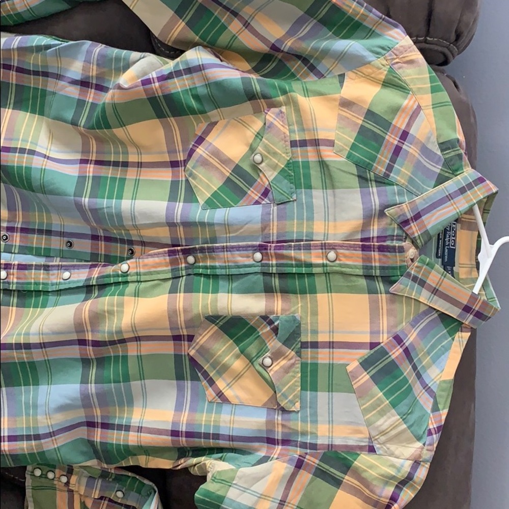 Polo Classic western plaid button down.